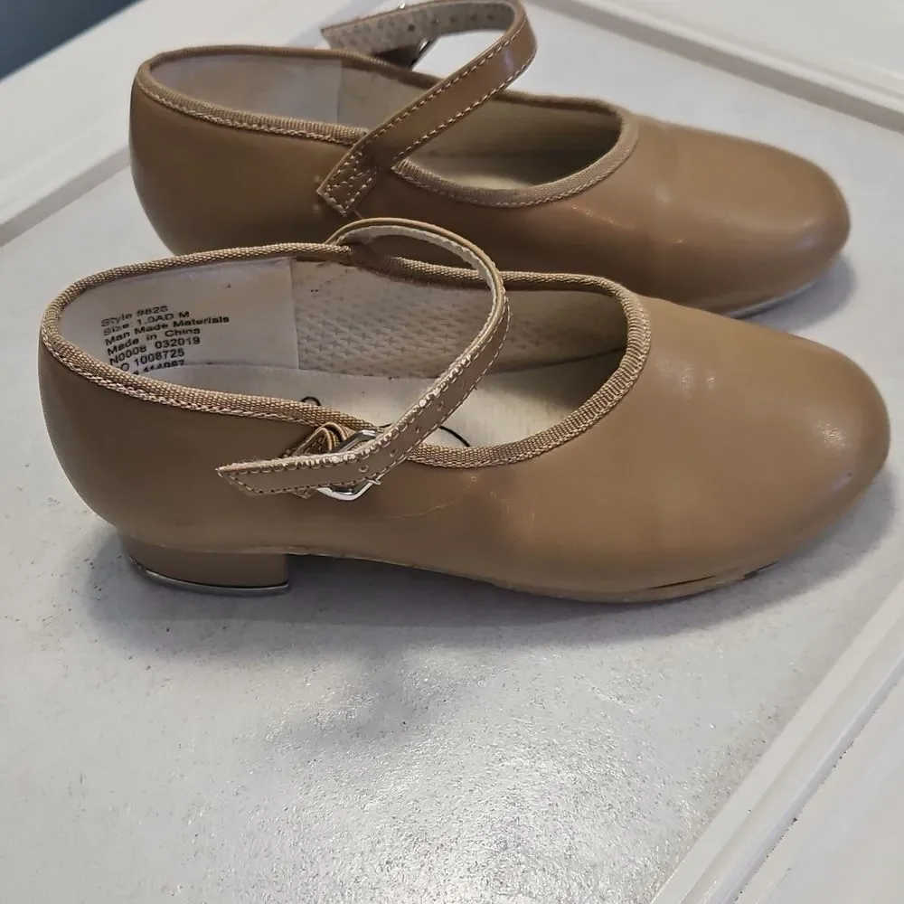 Revolution Tan Kids Tap Shoes Size 1M